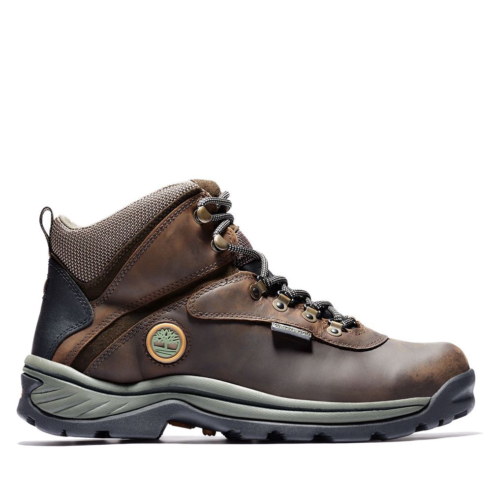 Botas de Montaña Timberland Argentina Hombre - White Ledge Mid Waterproof - Marrones - QAUXNF-819